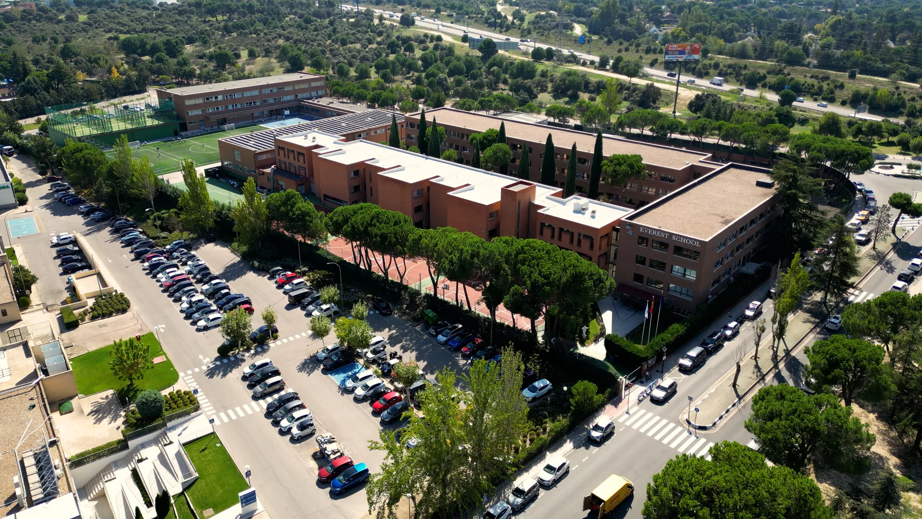 Vista general del campus